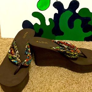 Summer Aldo wedges Sandals - size 8.5